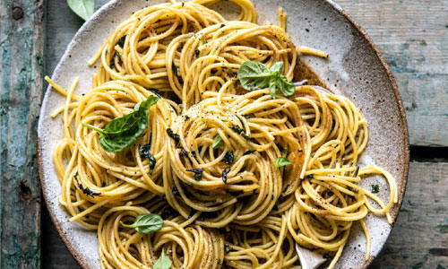 Basil Olive Pasta